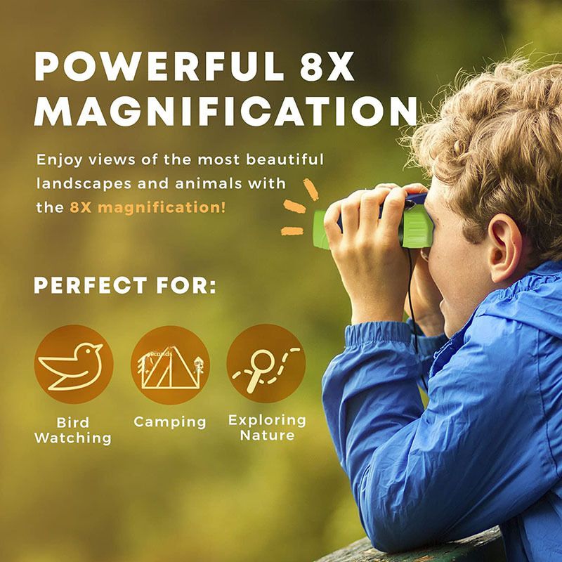 Set binocolo per bambini con lente di ingrandimento, bussola, regalo per ragazzi e ragazze_voghion.com