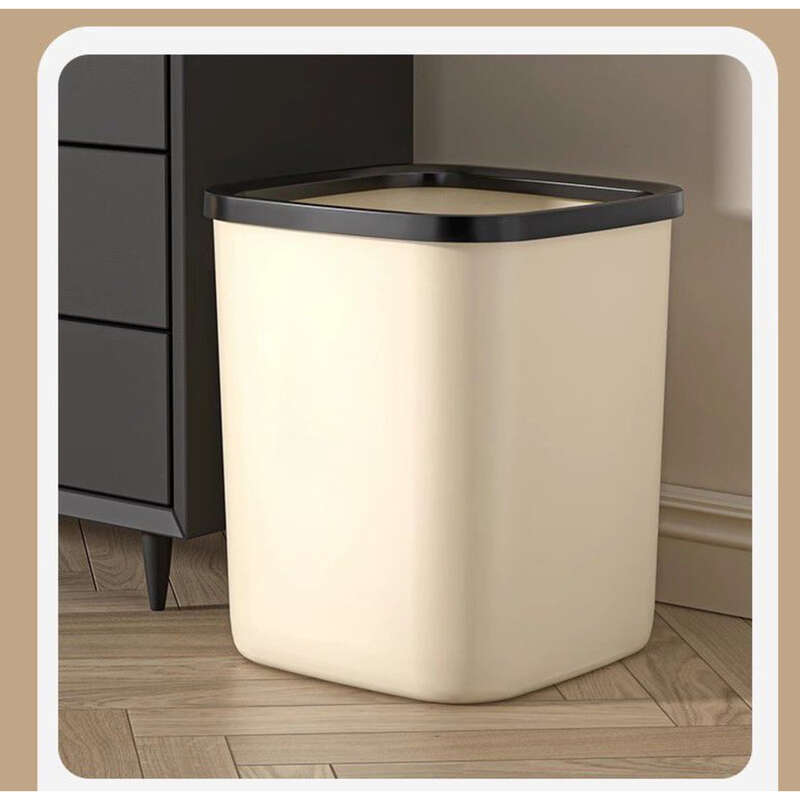 Papelera de gran capacidad y apariencia atractiva, ideal para cocinas, salas de estar, baños, oficinas y otros lugares con presión._voghion.com
