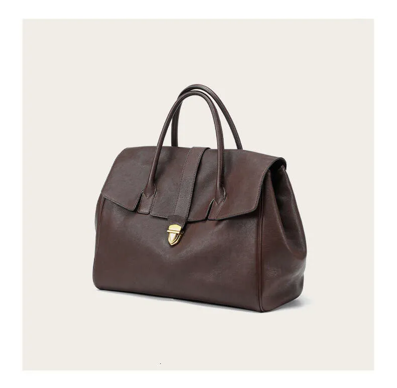 Jamhoo England Style Tote Bags For Women Designer Handbag And Purse 2024 New Vintage Lock Large Capacity Underarm Bag_voghion.com