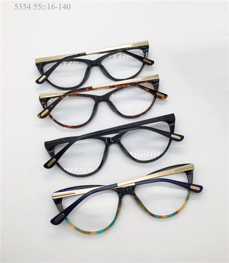 Nuovo design alla moda per occhiali da vista 5354, montatura a forma di occhio di gatto, stile semplice e popolare, leggero e comodo da indossare._voghion.com