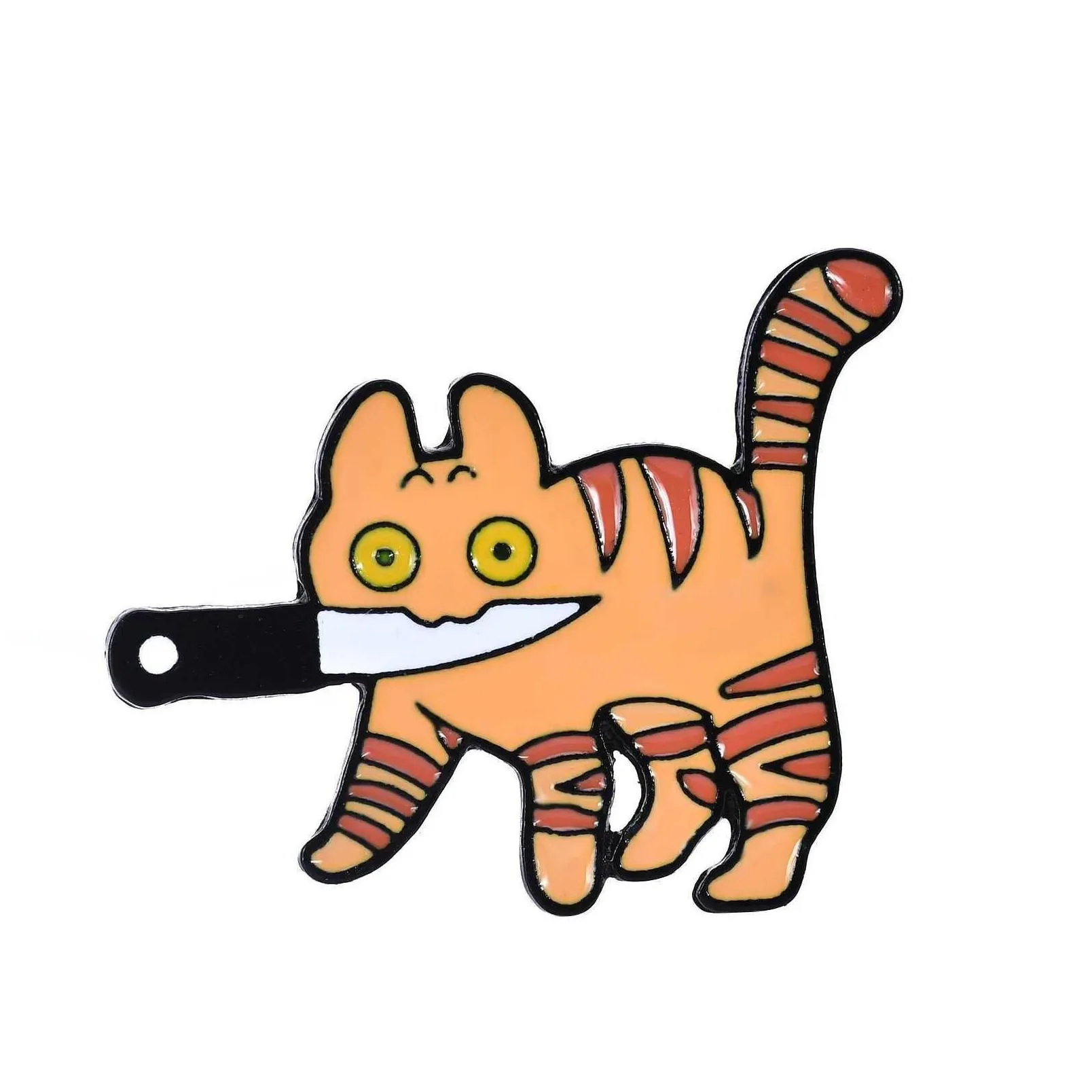 Spille, Spille 2 pezzi Spilla a forma di gatto carino Spilla a forma di colletto con cappuccio in cartone animato Distintivo di animazione Accessori per feste in lega Fibbia per sciarpa Clip per borsa_voghion.com