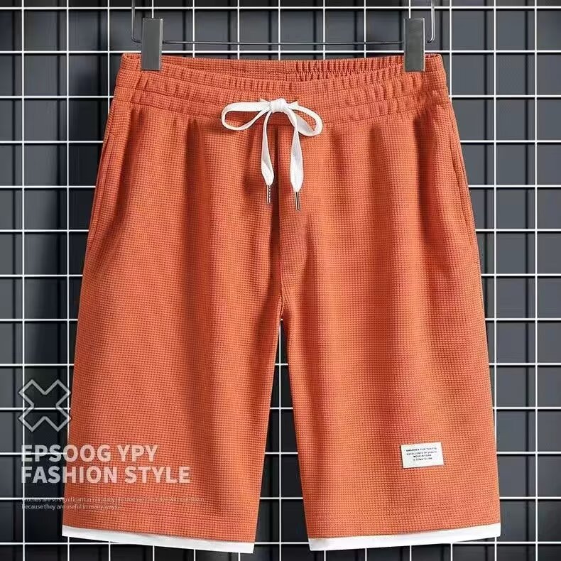 Pantaloncini waffle uomo estivi leggeri e alla moda_voghion.com