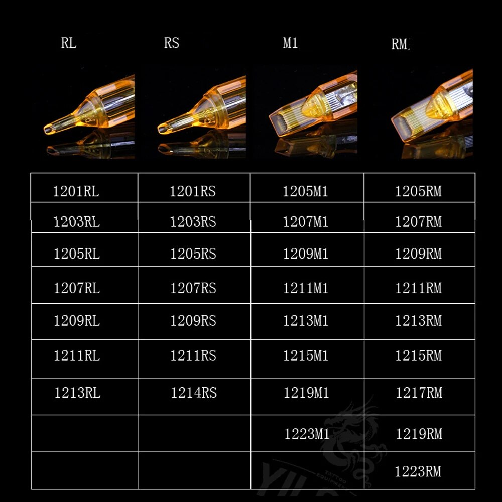 the Hottest of year 10PCs Disposable Cartridge Needles Tattoo Makeup 3RL/5RL/7RL/9RL/5M1/7M1/9M1/5RS/7RS/9RS f 70% discount_voghion.com