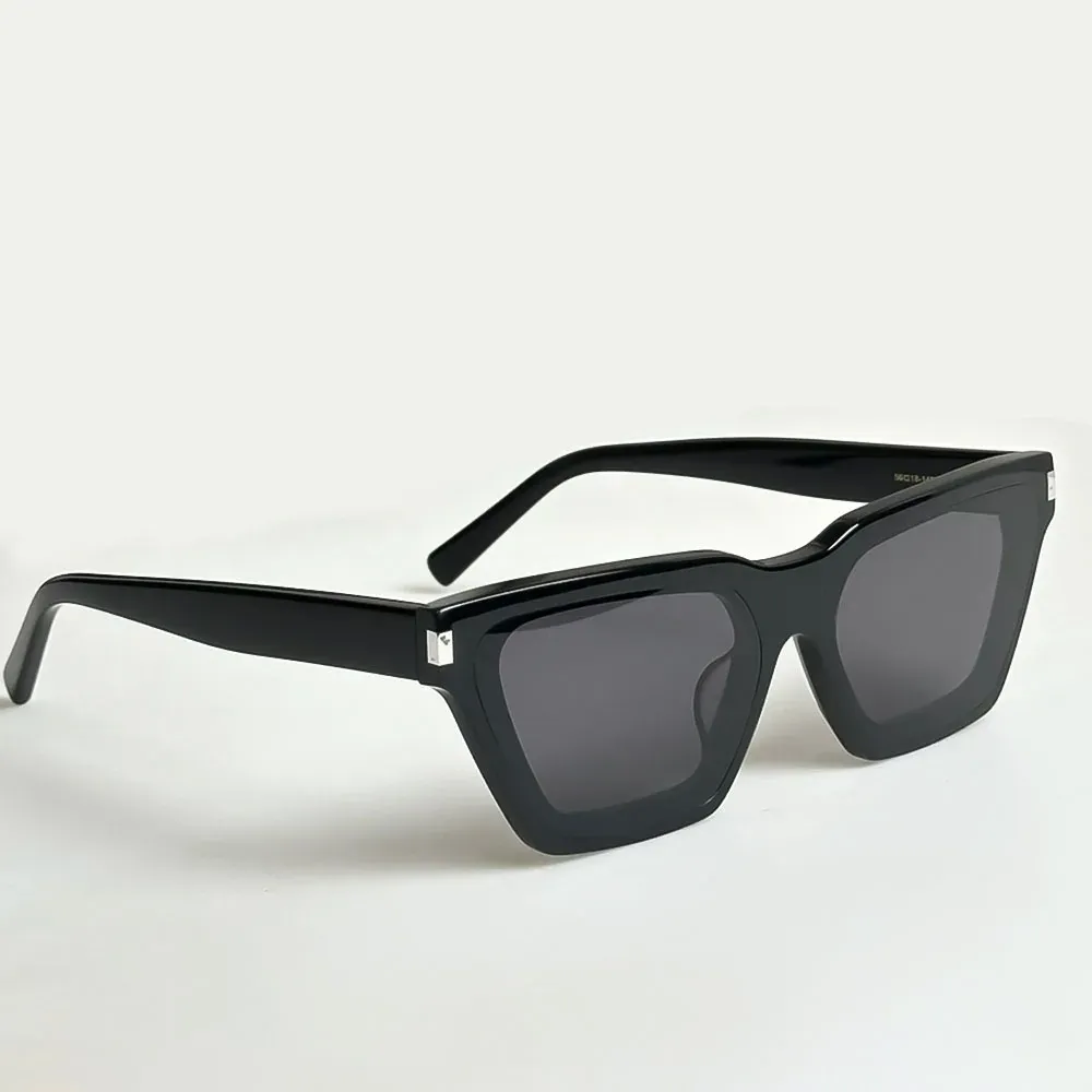 Sunglasses High Quality Men Driving Titanium Frame Women Slant Gradient Polarized Glasses_voghion.com