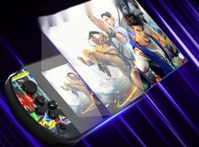 New Q3 High-definition Large Screen UX System Classic Nostalgic Joystick PS1 Handheld Gaming Console_voghion.com