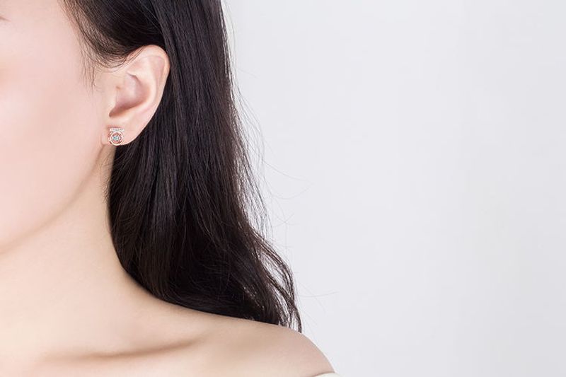 Park Min young's same style moving earrings, ear wires, smart_voghion.com