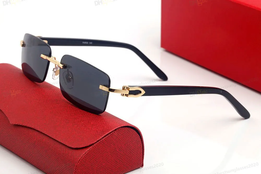 glasses frame buffalo horn sunglasses mens Women classic square Leisure Rectangular GogglesMulticolor fashion frames_voghion.com