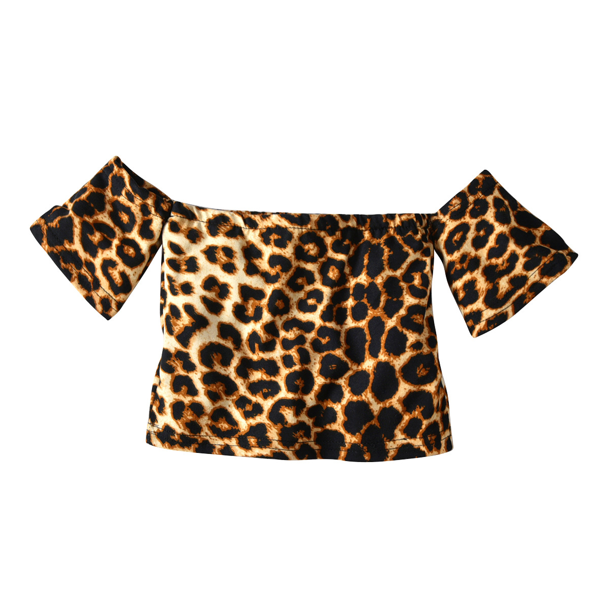 Mutter & Kinder kinder kleidung für mädchen leopard print korsett schwalbenschwanz rock vier-stück kinder anzug für mädchen_voghion.com