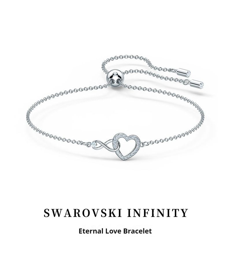 Infinity Women's Adjustable Bracelet With Unique Design For Couples Light_voghion.com