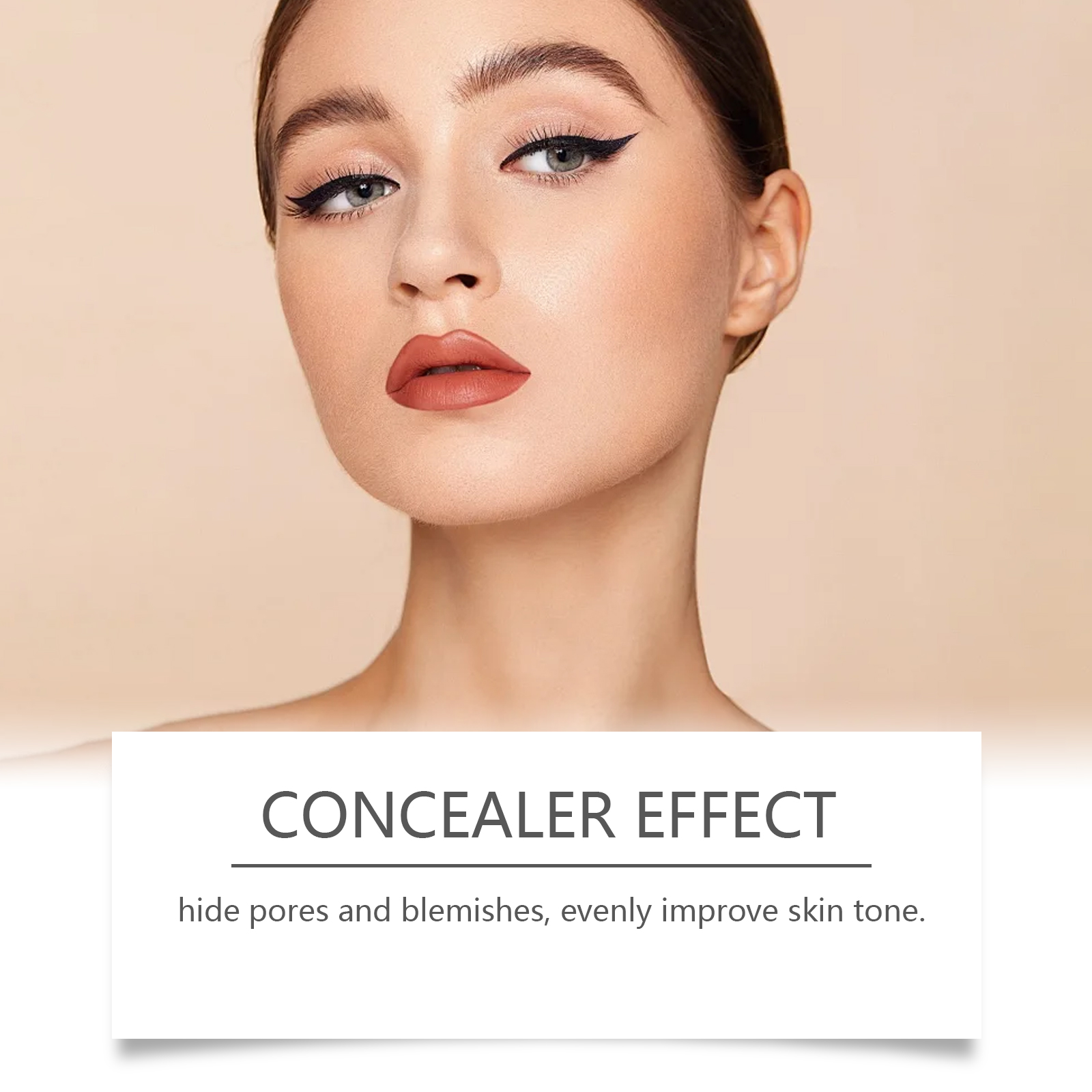 EELHOE Mushroom Cushion Foundation Hydratační plné krytí Nekomedogenní Lehká přírodní úprava Snadná aplikace_voghion.com