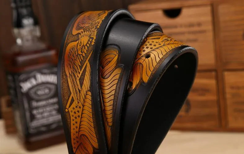 2023 Neie Rimm Groussen Designer fir Männer Koffer Eagle Buckle Männer a Fraen Tailleband Rëndleder Rimm_voghion.com