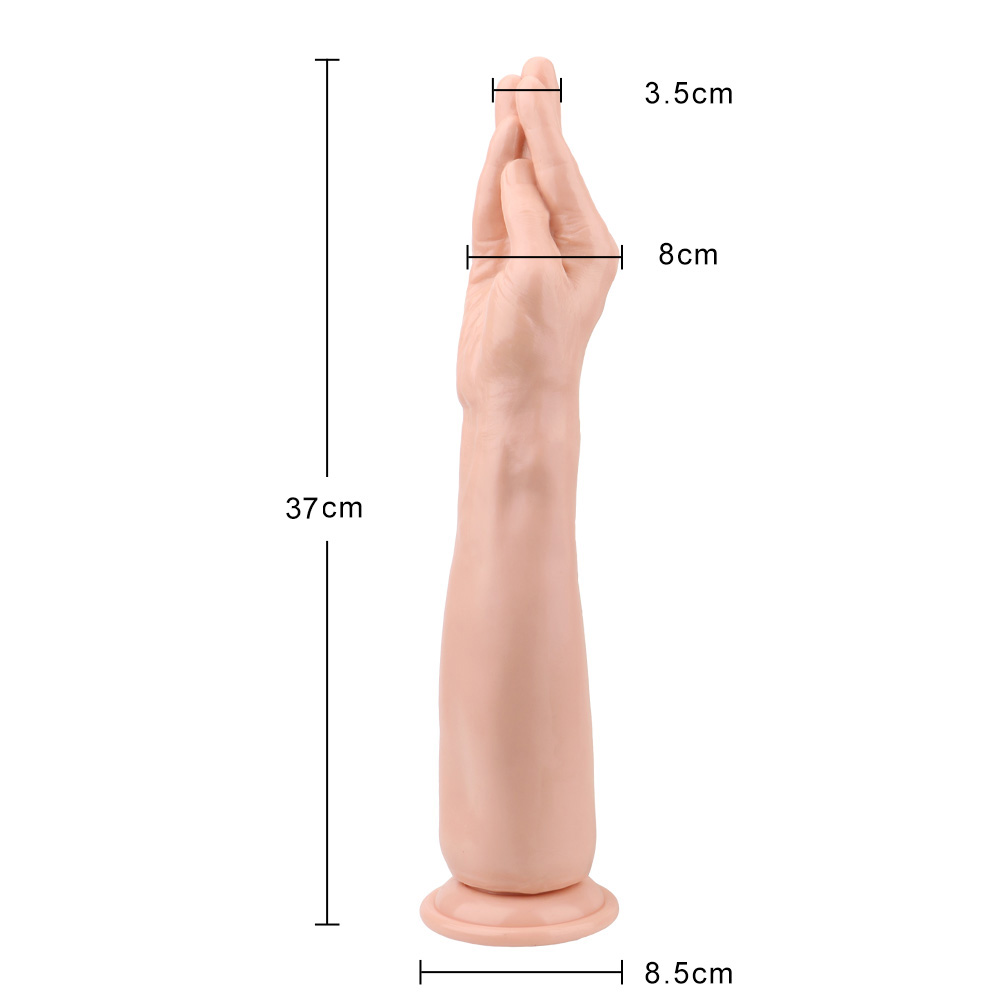 Yetişkin Ürünleri Süper Büyük Silikon Erotik Seks Oyuncakları Kadın Erkek Eşcinsel Yapay El Şekli Popo Doldurulmuş Yapay Penisler Anal Fiş İçin_voghion.com