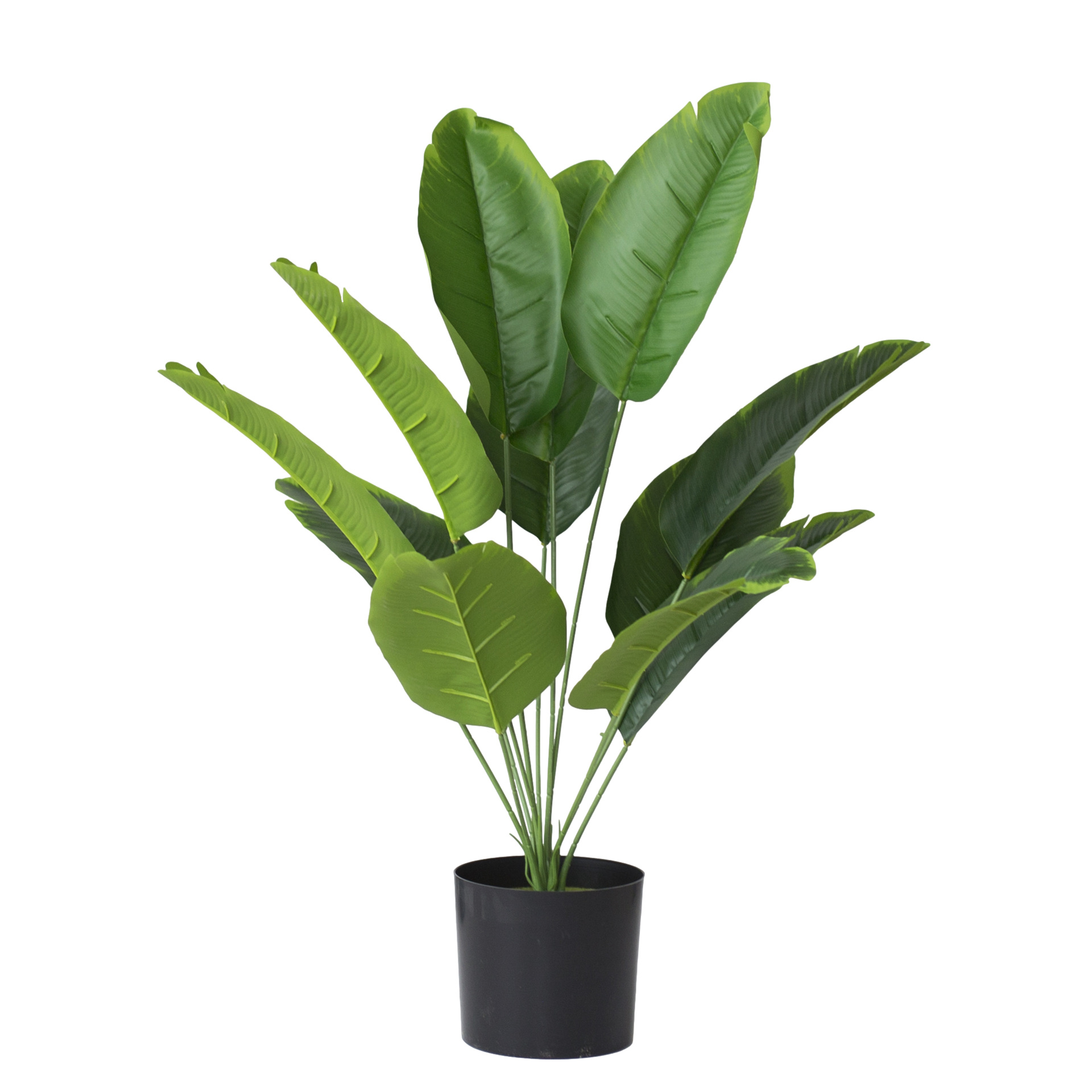 Simulazione bonsai piante verdi Banana viaggiatore uccello del paradiso Foglia di banana nordica piante verdi decorazione del giardino bouquet albero paesaggistico_voghion.com