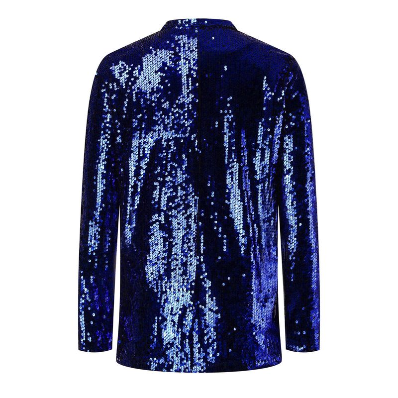 Abbigliamento da donna nuovo stile pendolare cardigan bavero manica lunga paillettes casual abito_voghion.com