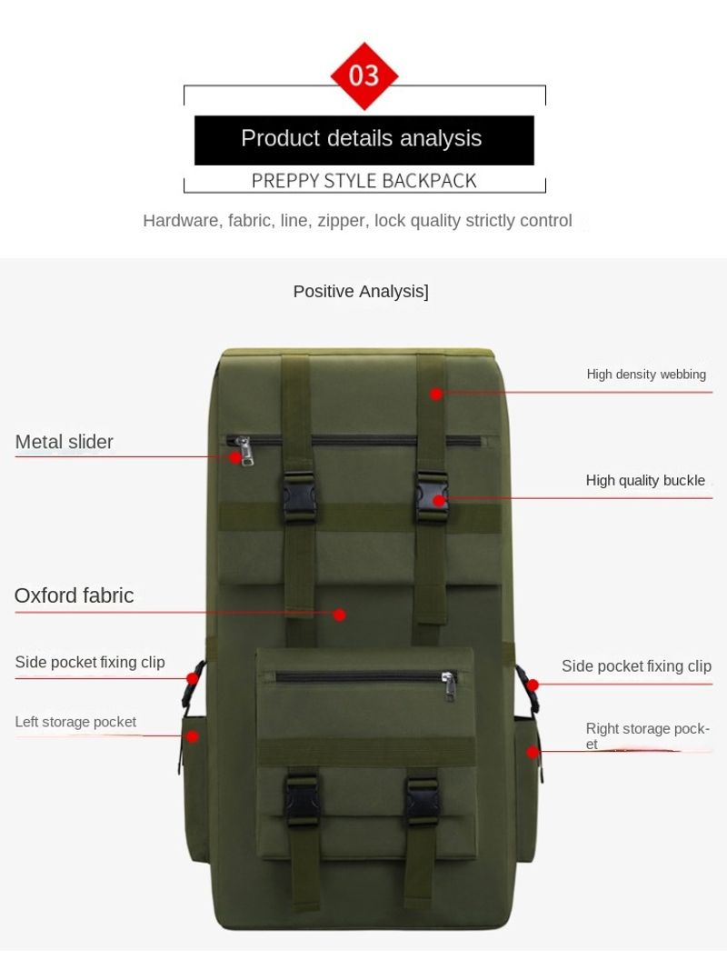 Outdoor-Reiserucksack mit großer Kapazität für Herren, 120 l, Militär-Fan-Rucksack, neue taktische Tarnung,_voghion.com