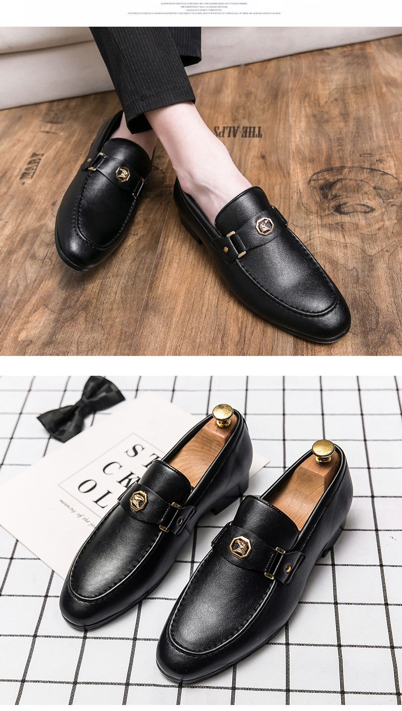 Velike poslovne elegantne muške kožne cipele, novi proljetni modni set, mokasine, cipele za opuštanje_voghion.com