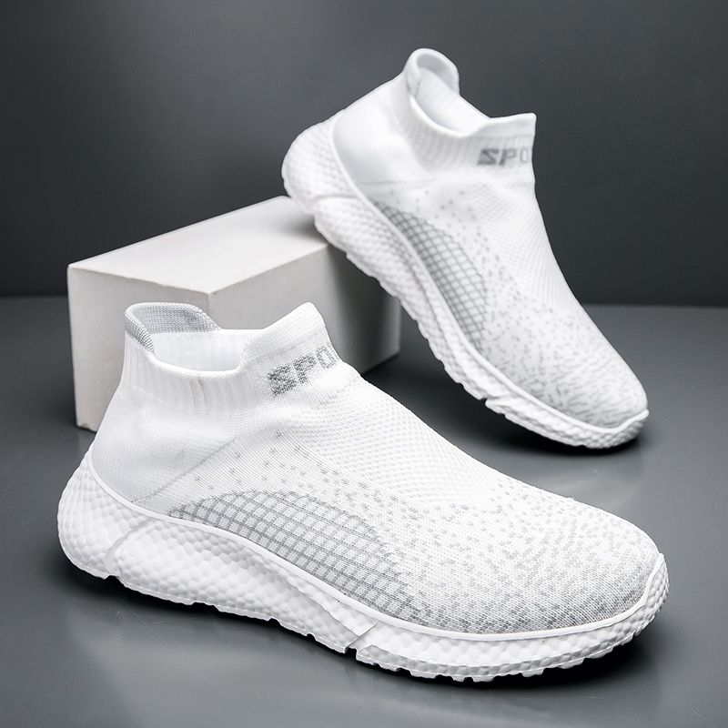 Slip On Men Outdoor Lightweight Men's Loafers Non-slip Soft Male Walking Shoes Breathable Mesh Casual Sneakers 2024_voghion.com