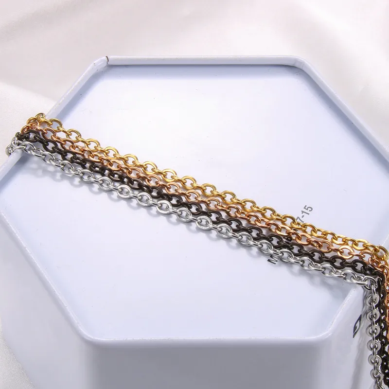 65 cm di maglie in acciaio inossidabile, lotto all'ingrosso, 1,2 mm, catene per collane color oro per braccialetti fai da te, accessori per la creazione di gioielli_voghion.com