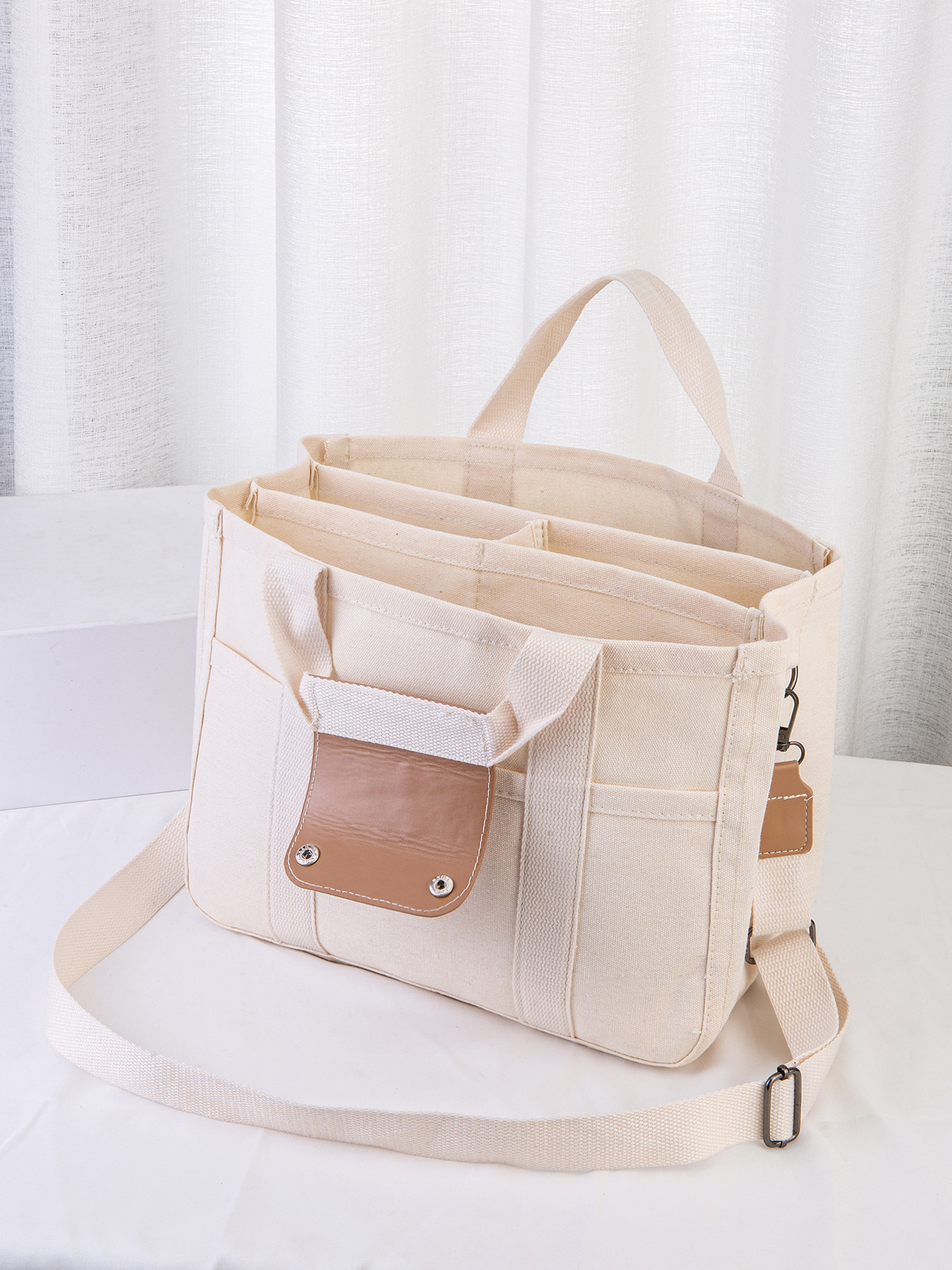 Sacs pour femmes, sac à bandoulière multifonction tendance pour maman et bébé, sac en toile portable pour maman_voghion.com