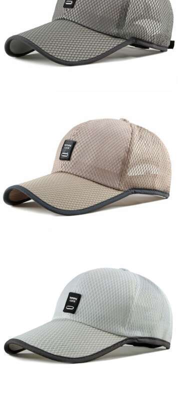 Spring And Summer Outdoor Hat Sunscreen Korean Version Simple Camouflage Baseball Men's Casual Duckbill Breathable Mesh_voghion.com