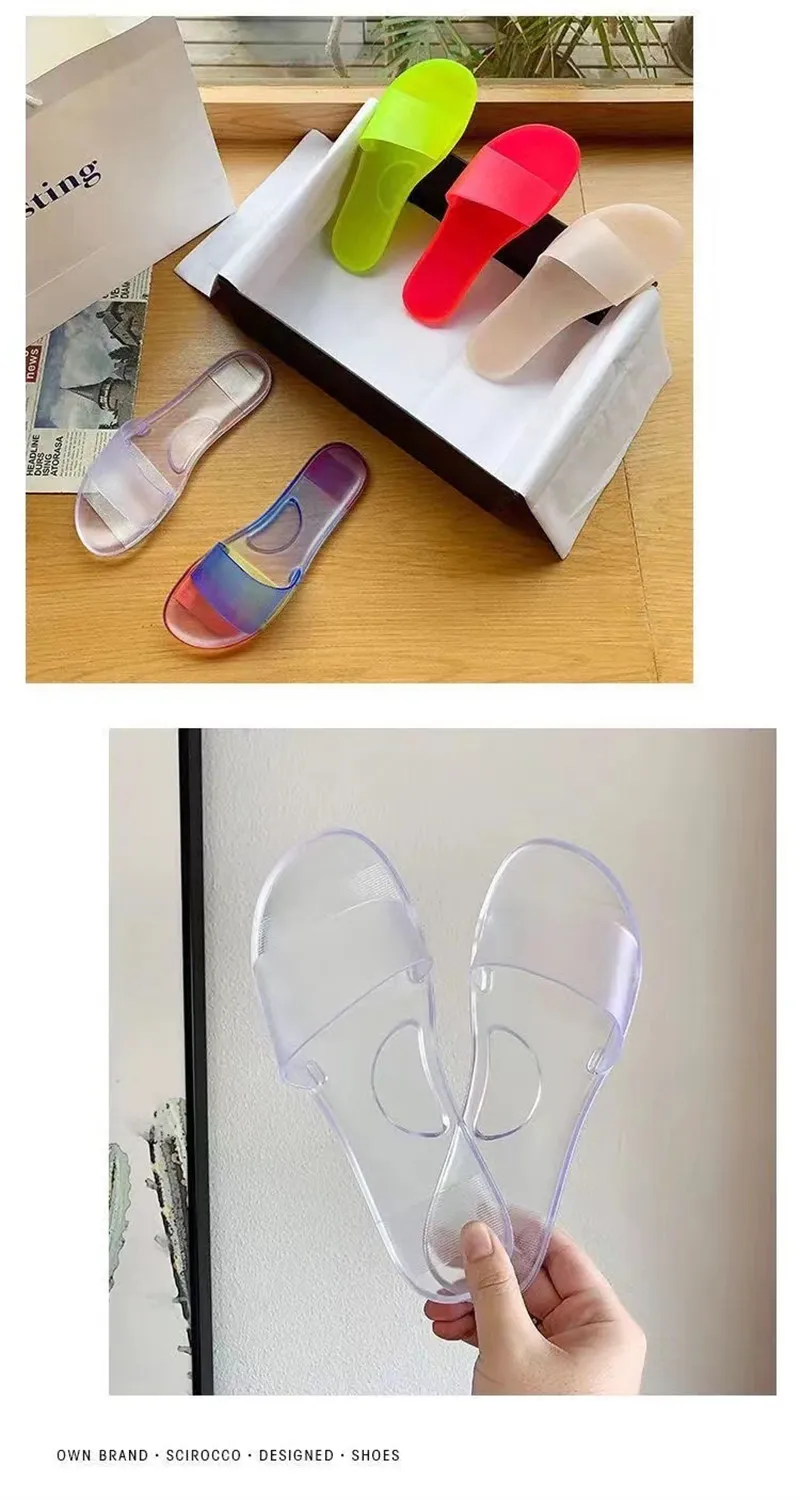 Chinelos femininos de cristal, tamanho grande, novos, da moda, gelatinosos, casuais, para casa, casal, antiderrapantes e anti-odor, Lhshoe_voghion.com