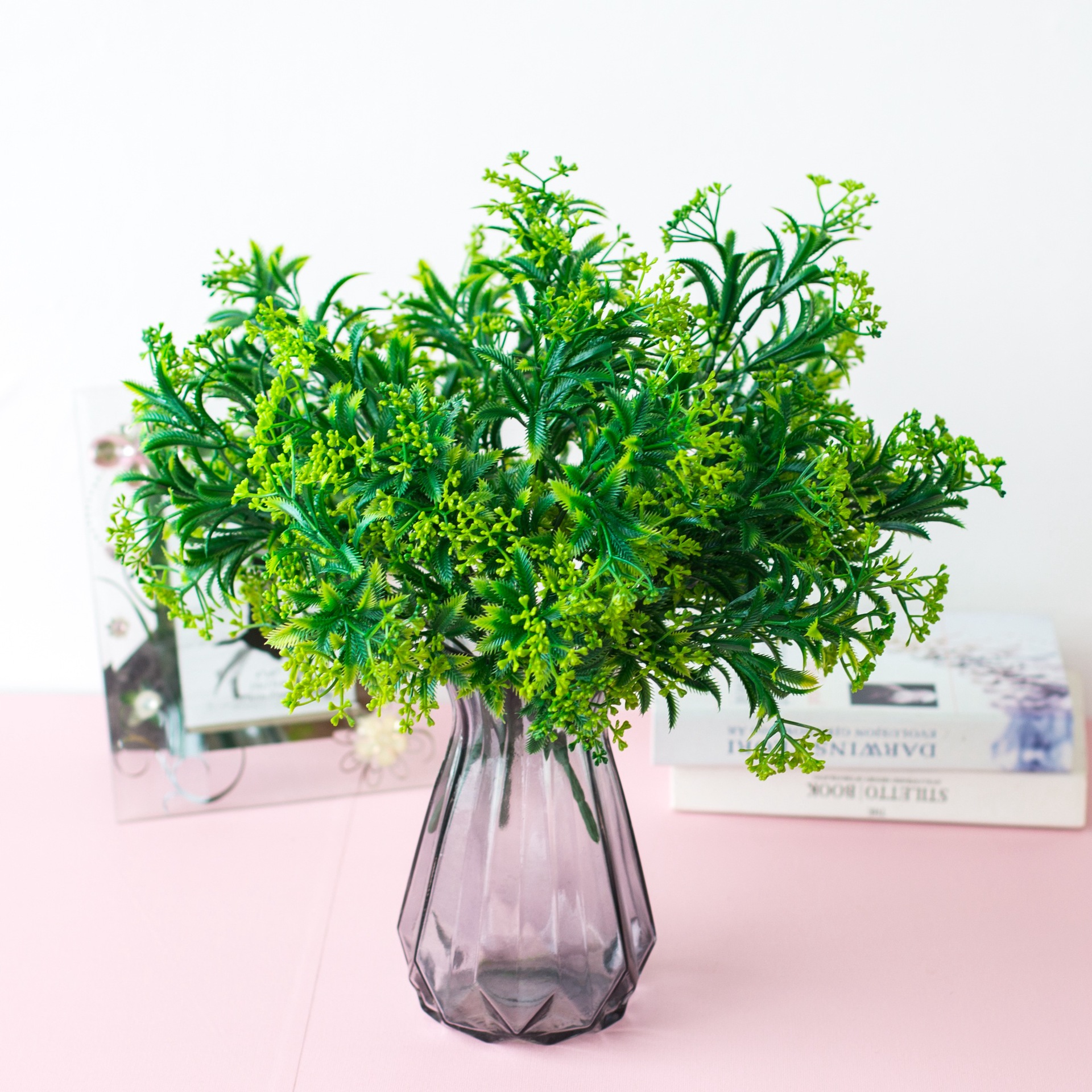 Fiori artificiali, fiori di seta, fiori di plastica, fiori artificiali di erba acquatica di nuovo stile, produttori di decorazioni per la casa all'ingrosso_voghion.com