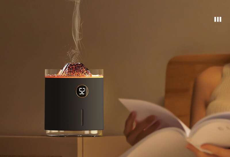 Jellyfish Ring Aromatherapy Machine Colorful Light Rechargeable Automatic Fragrance Spray Bedroom Desktop_voghion.com