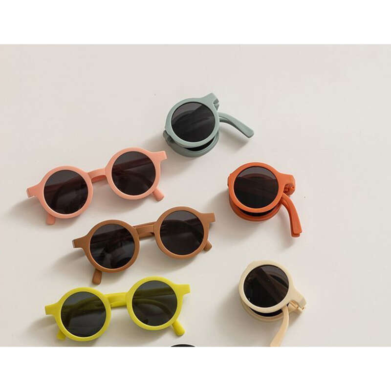Silicone Boys And Girls Eye UV Protection Children's Baby Polarized Sunglasses_voghion.com