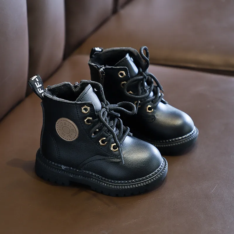Kids Fashion Casual Toddler Boys Girls Autumn Winter Leather Littlesprouts Boots Children Running Sport Snow Shoes Sizes_voghion.com