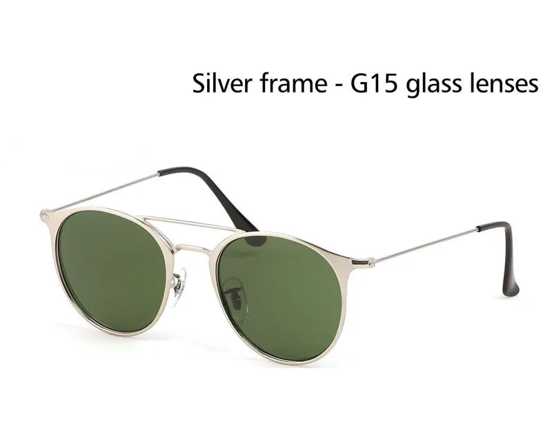 Hurtownia-Marka projekt Okrągłe okulary przeciwsłoneczne damskie męskie Metalowa oprawka Szklane soczewki Retro Vintage Sportowe okulary przeciwsłoneczne Gogle z_voghion.com