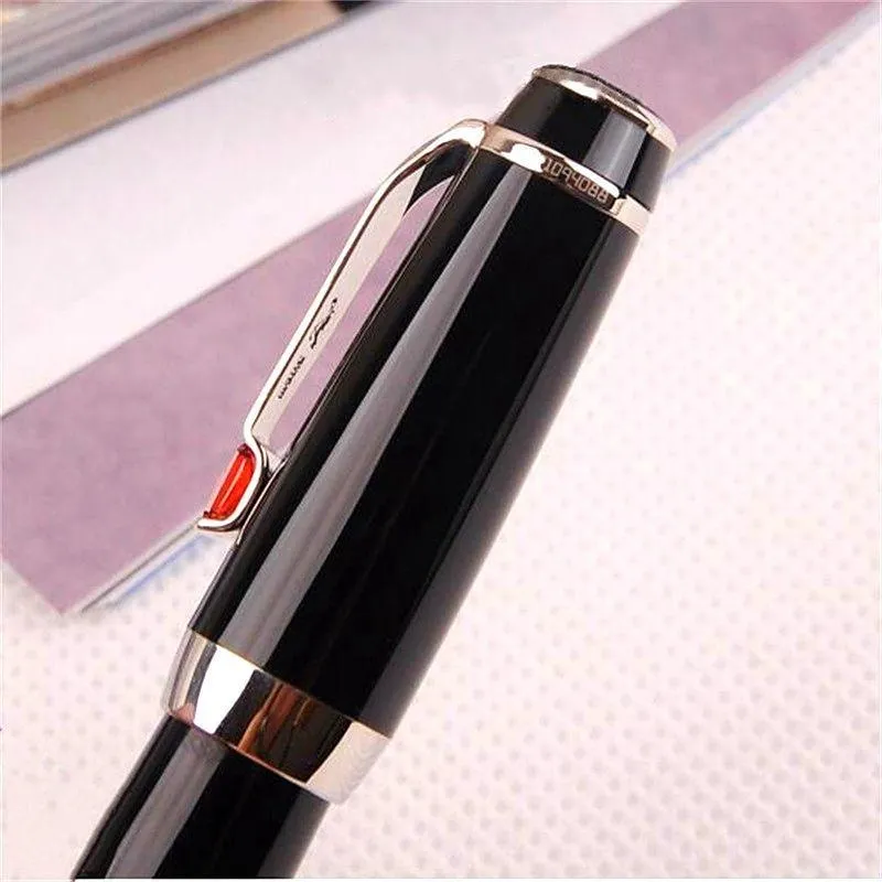 luksuslik Bohemies Black Resin Rollerball Pen Classic 4810 otstega täitesulepeaga kirjatarbed Kooli kontoritarbed kalliskivi ja seerianumbriga H1_voghion.com
