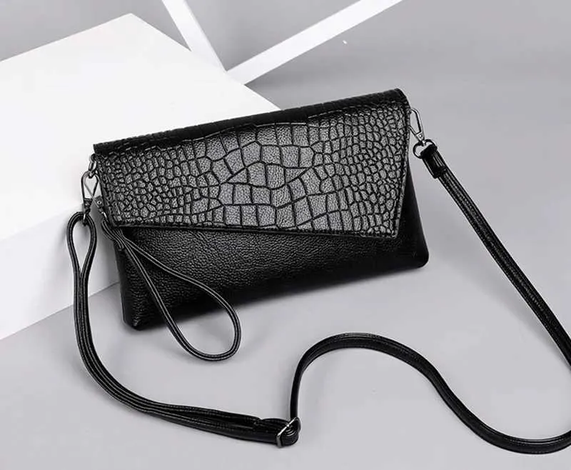 Neue Mode Frauen Schulter Weiche PU Leder Handtasche Umhängetasche Messenger Taschen Geldbörse ClutchC241103_voghion.com