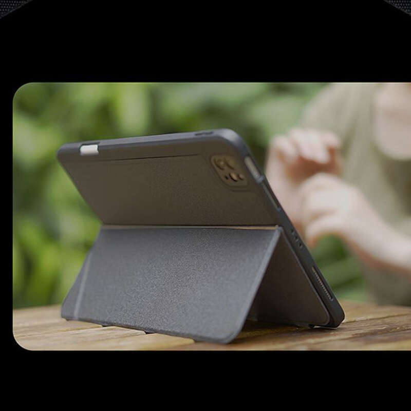 Aisscce 2021 iPad Pro Bluetooth Smart Control Toetsenbord en Muis Beschermhoes Magnetische Case 11 Inch Air5/4mini6_voghion.com