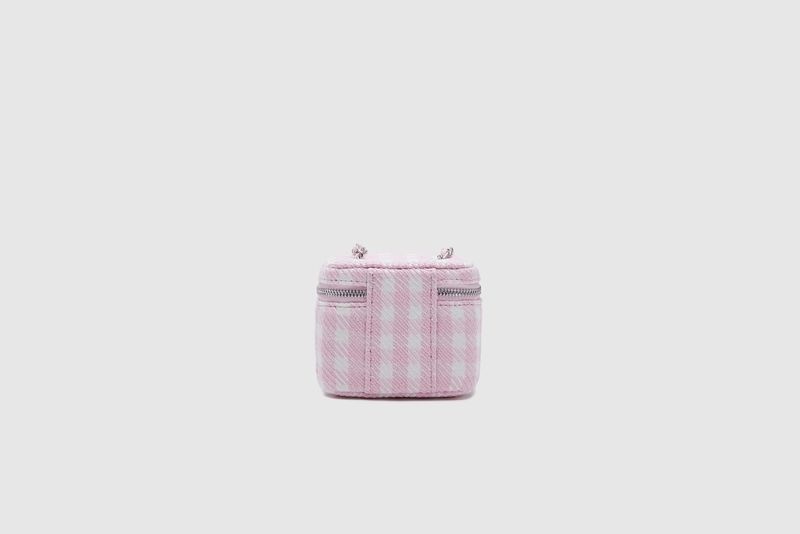 UR Fashion Damentasche 2023 Neue karierte Boxtasche Kleine frische süße Stilkette Umhängetasche Mini Kosmetiktasche_voghion.com