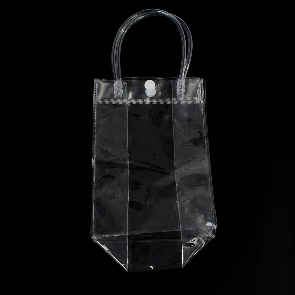 2024New Clear Purse Handbag For Lady Eco Friendly Flower Tote Shopping Reusable Waterproof PVC Shoulder Shopper Bag_voghion.com