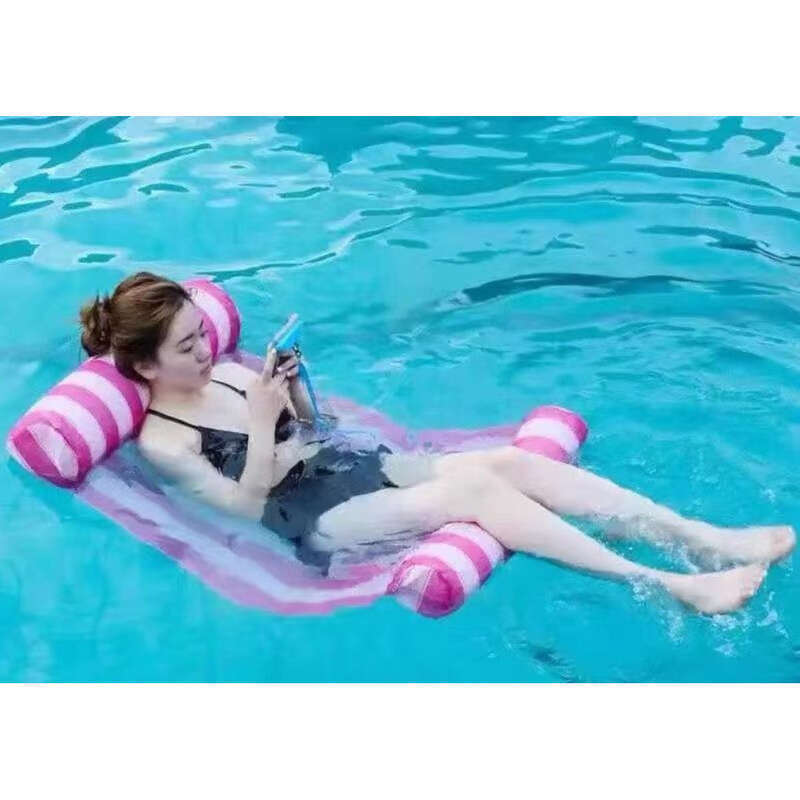 【 1226 People Praised 】 Swimming Drainage Inflatable Bed, Summer Foldable Adult And Child Water Play Chair, Swimming_voghion.com