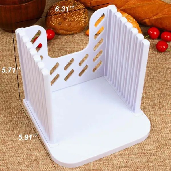 Guide de coupe pour pain avec épaisseur réglable pour cuisine_voghion.com