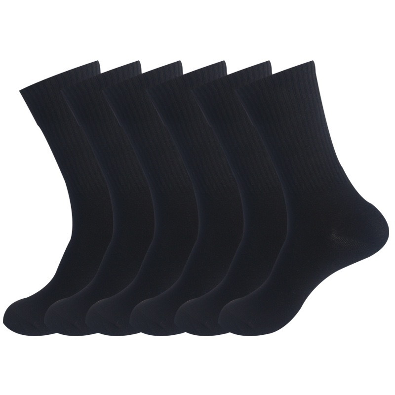 Port ock da corsa da uomo autunno inverno alto in vitello elastico da uomo e da donna, tinta unita di grandi dimensioni, lunghezza media_voghion.com