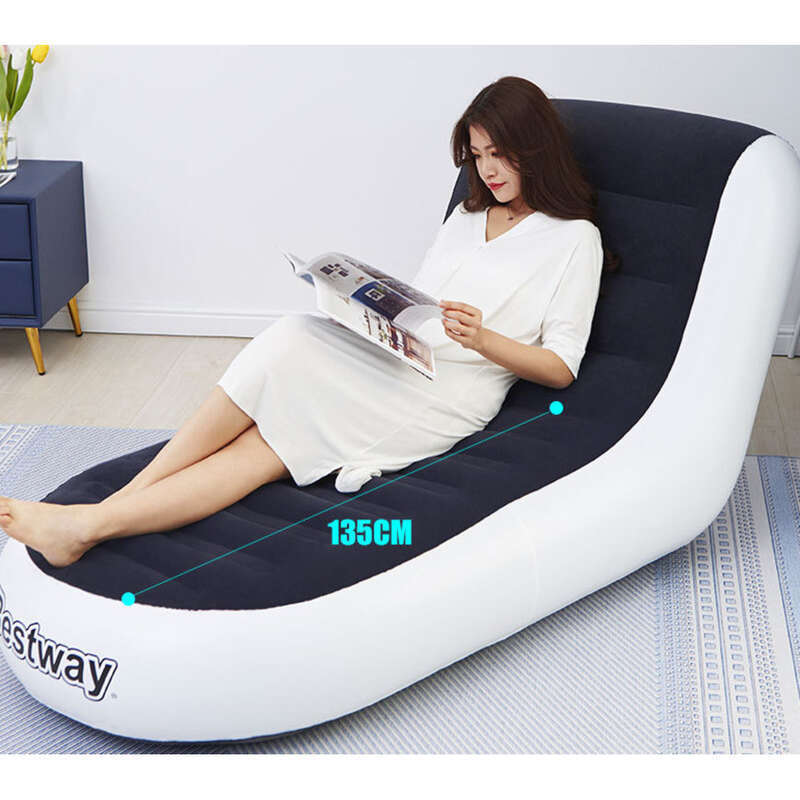 Bestway Lazy Tatami Sofa Single Lounge Chair Outdoor Air Cushion Inflatable Bed_voghion.com