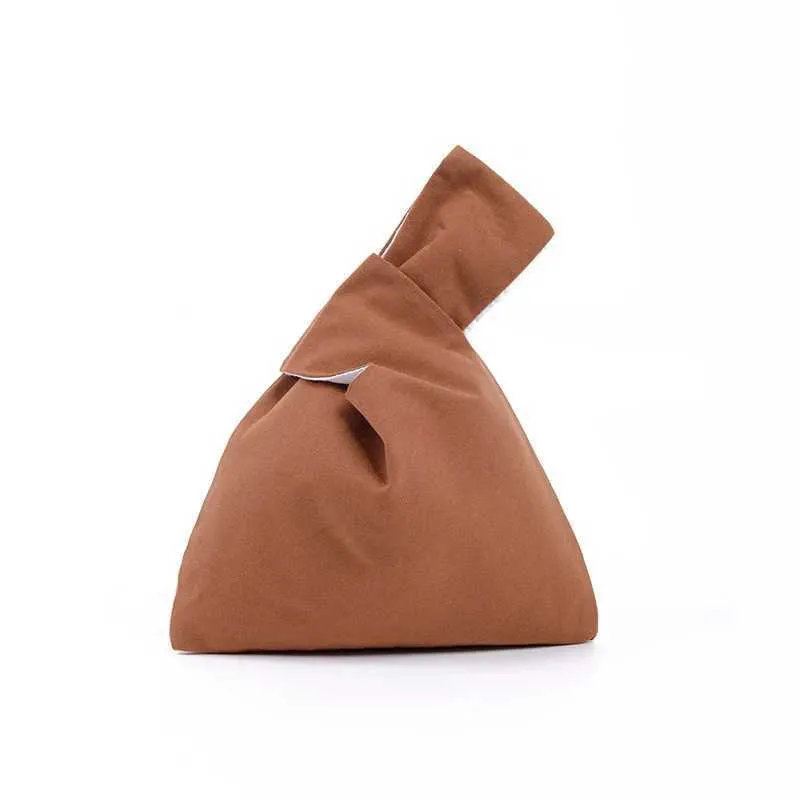 Borsa da shopping leggera riutilizzabile ecologica in cotone Wens Knot Wrist, porta monete Y241106_voghion.com