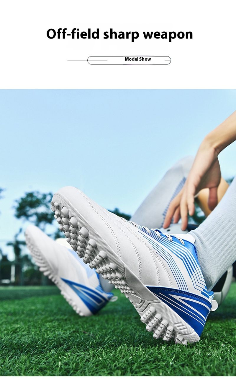 Herren- Damen-Fußballschuhe den Innen- und Außenbereich, für Erwachsene, gebrochene Spikes, rutschfest, verschleißfest,_voghion.com