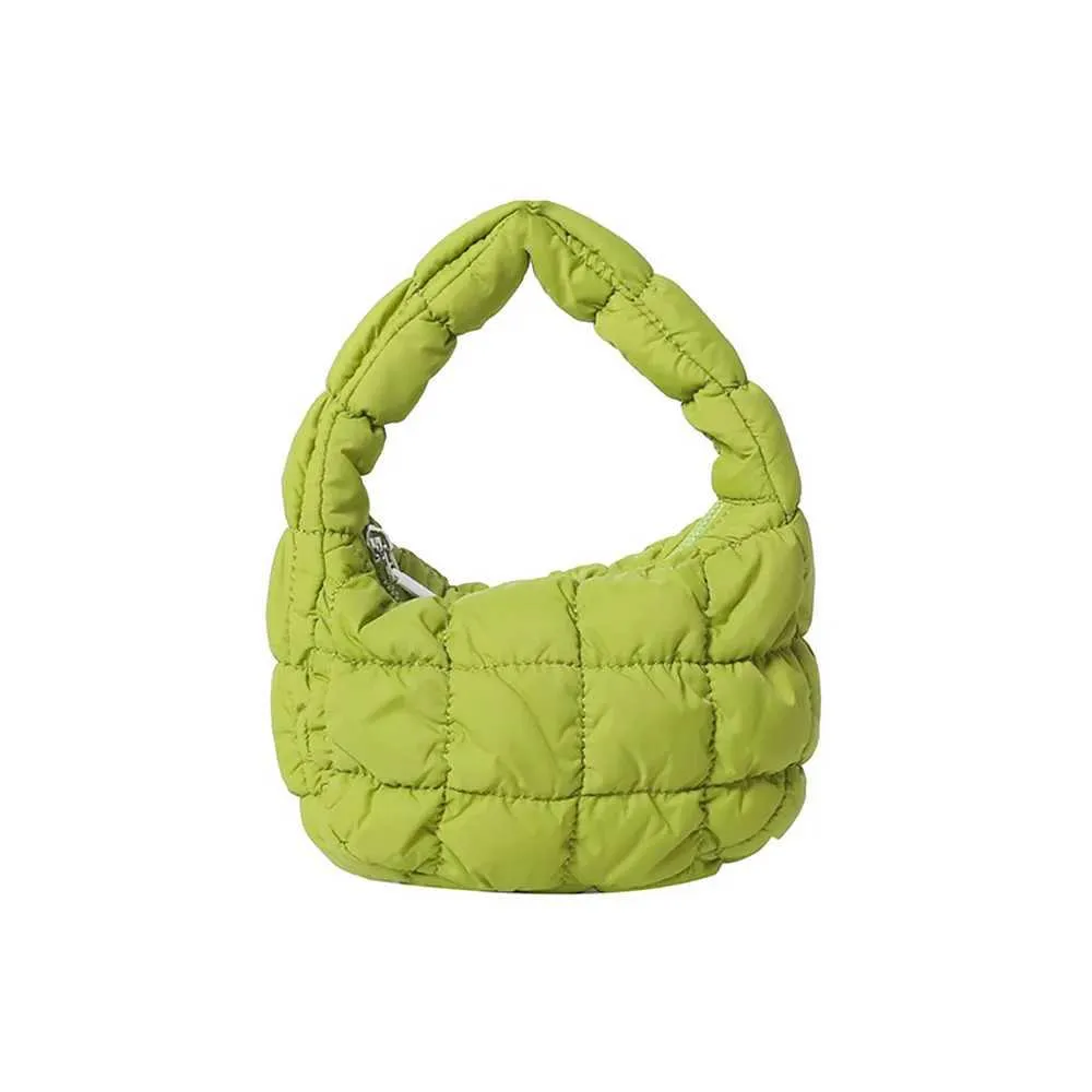 Quilted Shoulder Bag For Women Puffy Dumpling Handbag Fashion_voghion.com