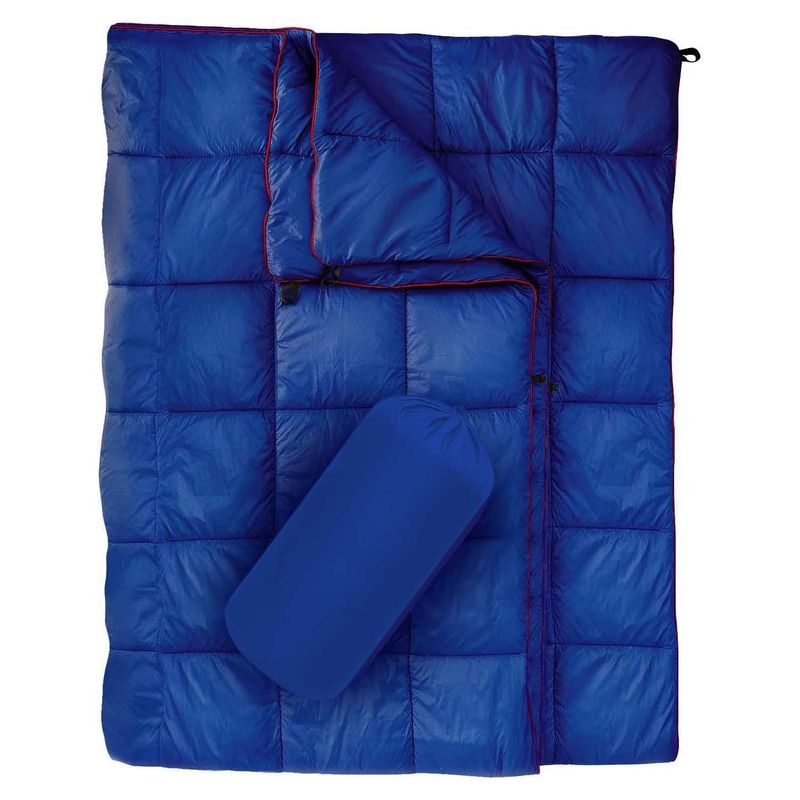 20cm quadratisch gesteppte Outdoor-Park-Strand-Reisedecke feuchtigkeitsdichte Matte 20d Anti-Spritzwasser_voghion.com