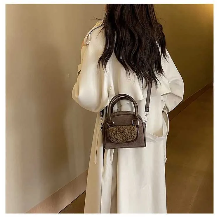 Mini borsa a tracolla in camoscio per donna borsa a spalla versatile_voghion.com
