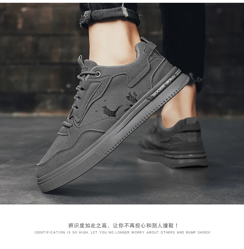 CYYTL Herrenschuhe Casual Sneakers Leder Plattform Modedesigner Sport Outdoor Laufen Arbeit Sicherheit Tennis Männliche Halbschuhe_voghion.com