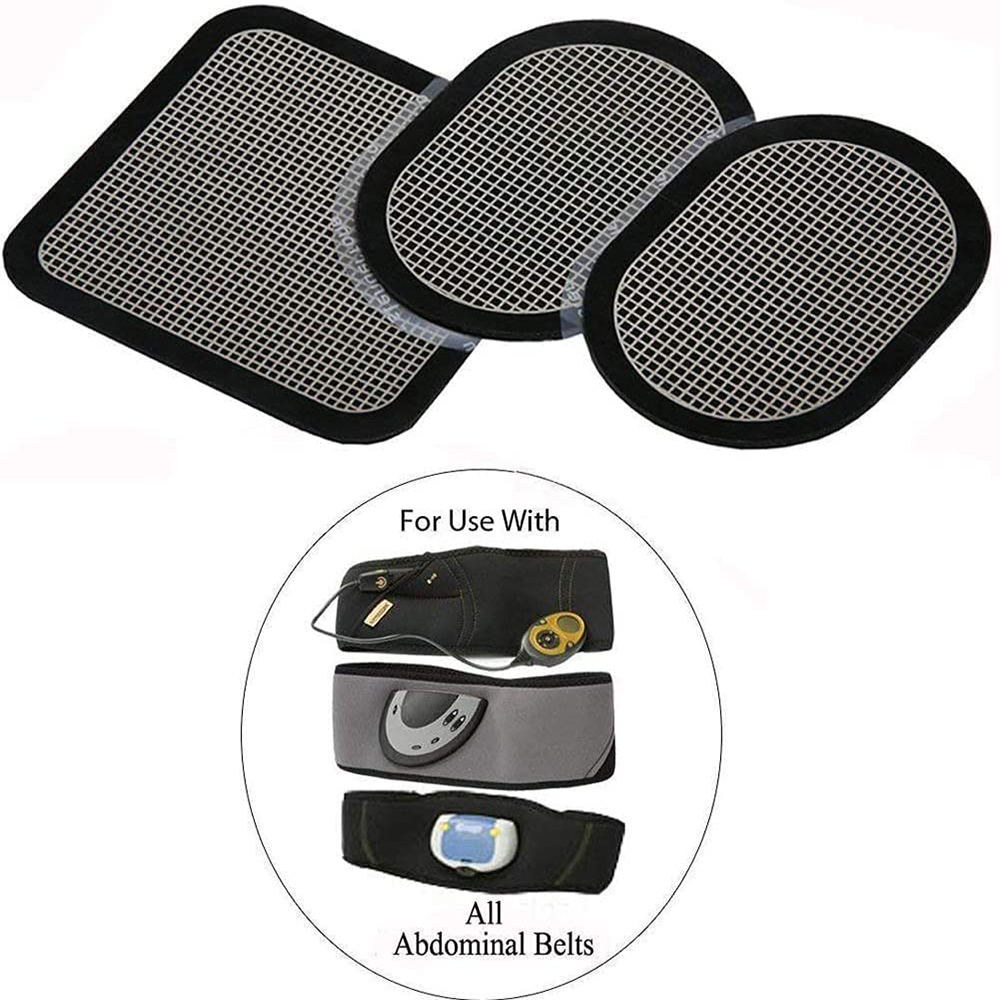 3/6 Paia di cuscinetti in gel sostitutivi per stimolatore muscolare elettrico EMS per addominali, toner per massaggi, cintura dimagrante per addome_voghion.com