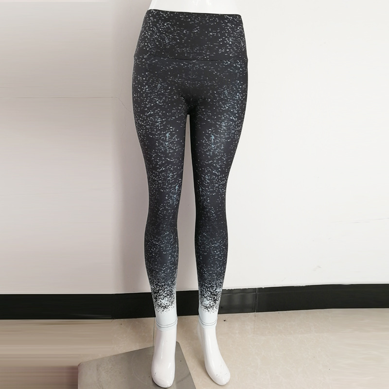 Digital Print Slim High Waist Sports Yoga Pants Leggings_voghion.com