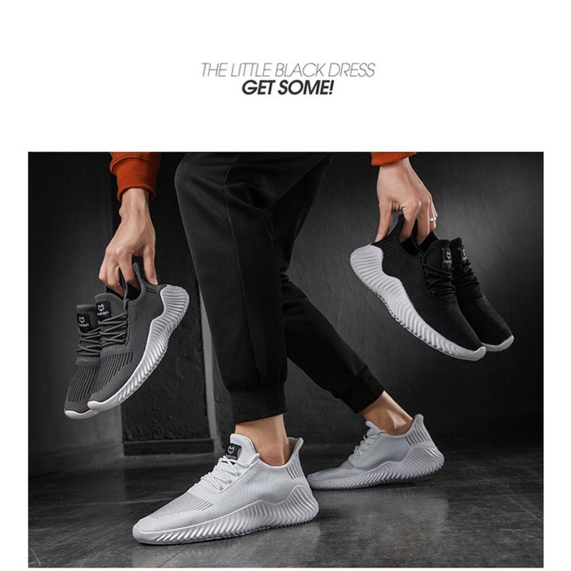 Neue Flying Weaving Sports Herren-Laufschuhe in den Größen 45, 46, 47, lässig, leicht und atmungsaktiv_voghion.com