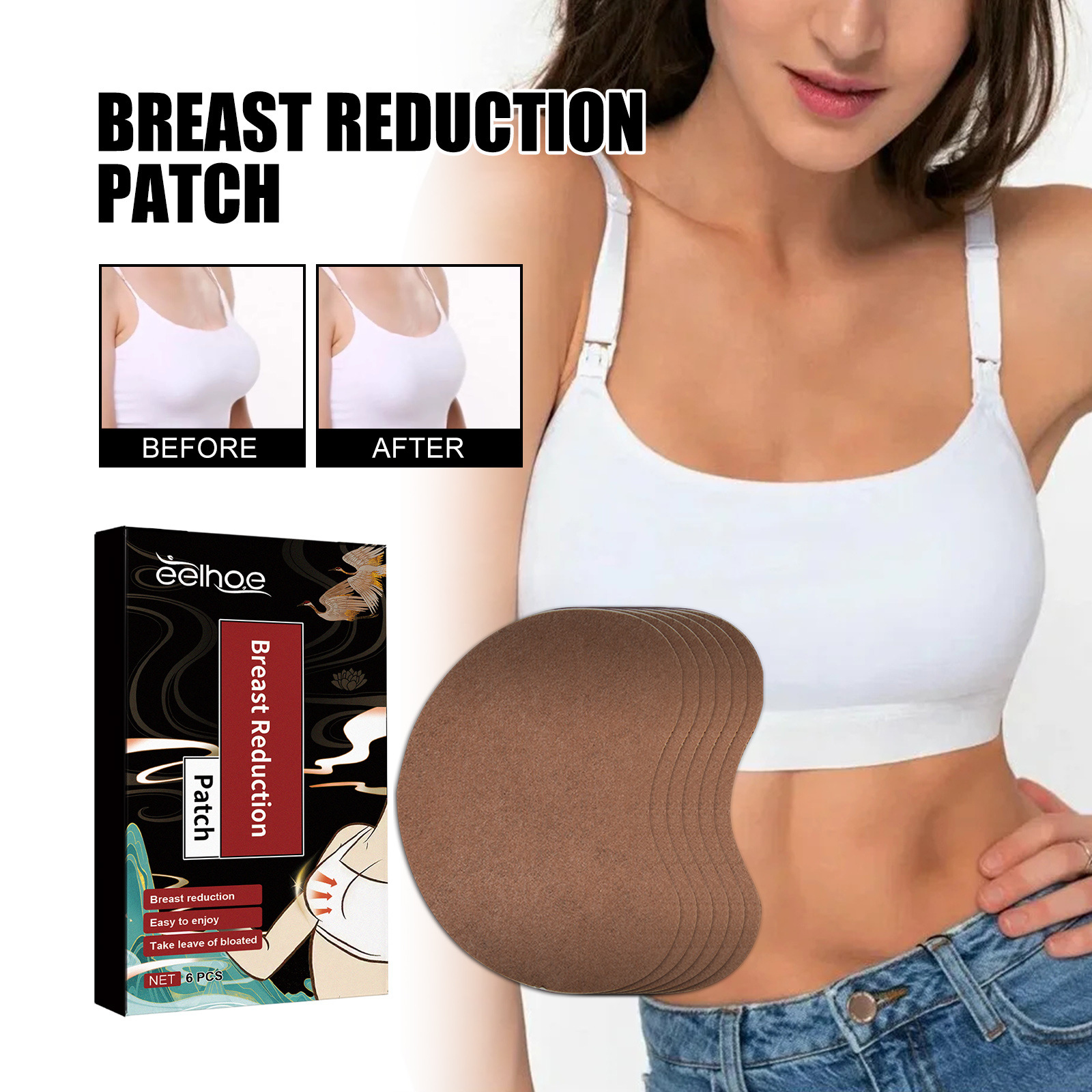 EELHOE Care Patch Tight, Strong, Anti sagging, Non marking, Breathable, and Lifting Chest Mask_voghion.com