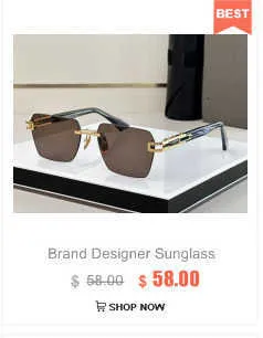 Männer Designer Sonnenbrillen Outdoor Fashion Zonnebril Frauen Vintage Rahmenlose Quadratische Kleine Randlose Brille Antireflex_voghion.com